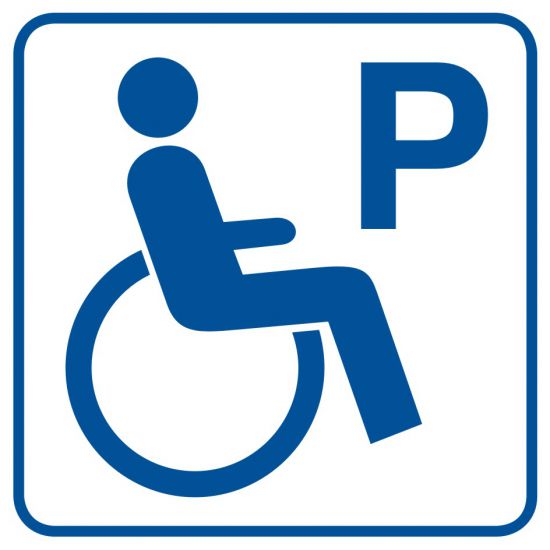Piktogram - parking dla inwalidów