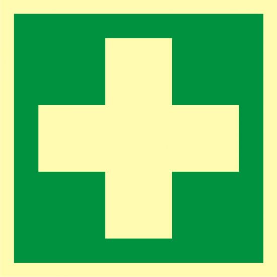Znak ewakuacyjny - pierwsza pomoc medyczna