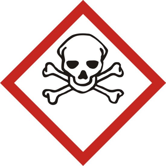Znak BHP - produkt bardzo toksyczny