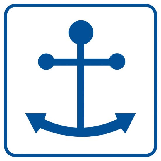 Piktogram - przystań jachtowa