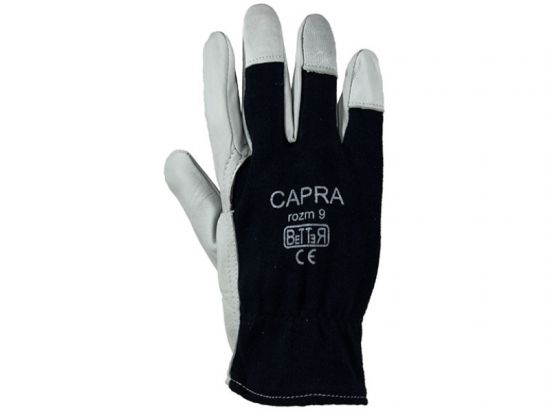Rękawice robocze wzmacniane skórą kozią CAPRA