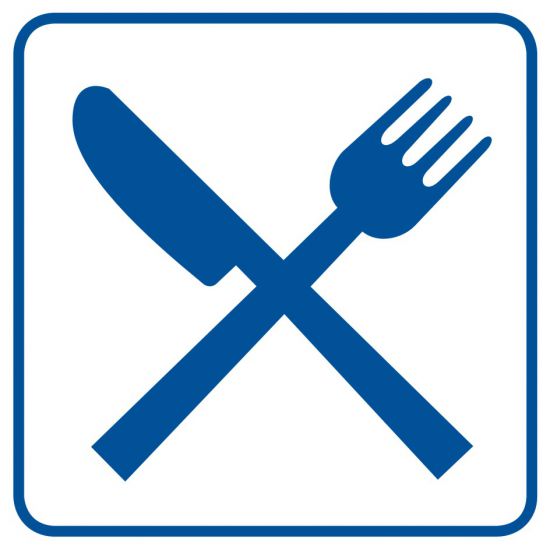 Piktogram - restauracja, stołówka, jadłodajnia