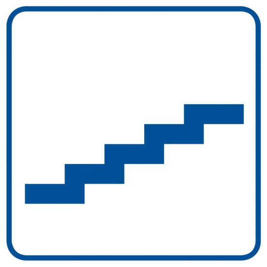 Piktogram - schody na dół