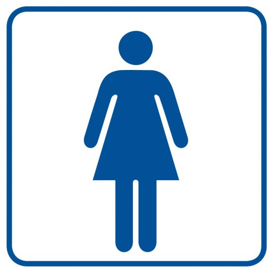 Piktogram - toaleta damska 2