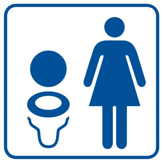 Piktogram - toaleta damska 3