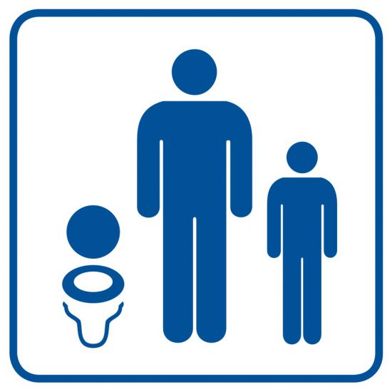 Piktogram - toaleta dla dzieci