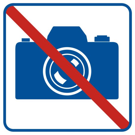 Piktogram - zakaz fotografowania 4