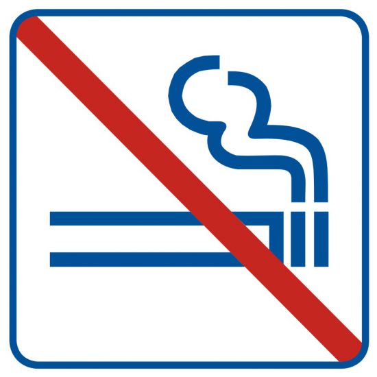 Znak BHP - zakaz palenia