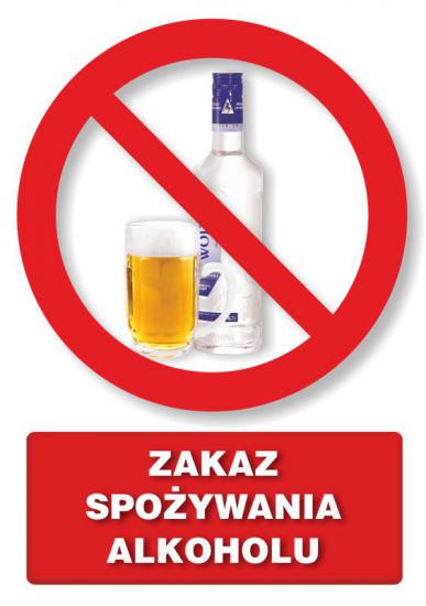 Znak - zakaz spożywania alkoholu 2