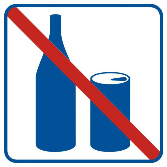 Piktogram - zakaz spożywania napojów