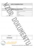 Asystent usług pocztowych - Ocena Ryzyka Zawodowego metodą PN-N-18002