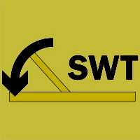 Znak morski - drzwi przeciwpożarowe półwodoszczelne samozamykające się - kategoria B