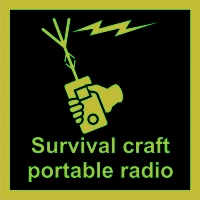 Znak morski - dwukierunkowy aparat radiotelefoniczny (VHF)