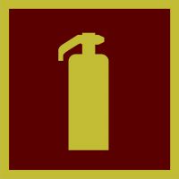 Znak przeciwpożarowy - gaśnica