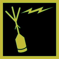 Znak morski - radiolatarnia wskazująca pozycję awaryjną 2
