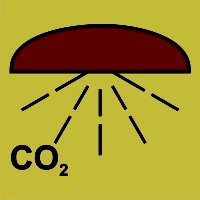 Znak morski - rejon chroniony przez instalację CO2
