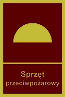 Znak przeciwpożarowy - sprzęt przeciwpożarowy