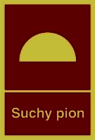 Znak przeciwpożarowy - suchy pion