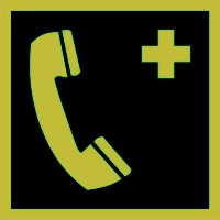 Znak ewakuacyjny - telefon alarmowy