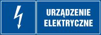 Znak elektryczny - urządzenie elektryczne - poziomy