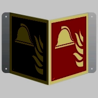 Znak przestrzenny 3D zestaw sprzętu