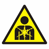 Znak BHP - ostrzeżenie; Substancja lub mieszanina stanowiąca zagrożenie dla zdrowia
