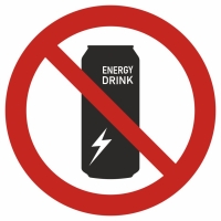 Znak BHP - Zakaz sprzedaży napojów energetycznych osobom do lat 18 - 2